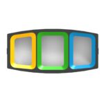 Paslanmaz Üçlü Geri Dönüşüm Atık Kutusu CK 71 - Görsel 3