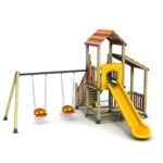 Ahşap Mini Çocuk Parkı-3 - Görsel 2