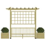 Saksılı Ahşap Pergole - Görsel 2