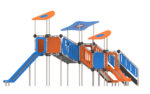 3'lü Kaydıraklı Çocuk Parkı - Görsel 2