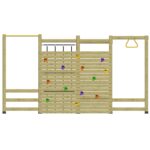 Ahşap Gövdeli Tırmanma Duvarlı Komando Parkuru - Görsel 2