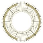 Dairesel Büyük Ahşap Pergole - Görsel 2