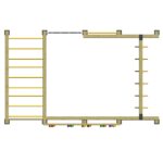 Ahşap Gövdeli Tırmanma Duvarlı Komando Parkuru - Görsel 3