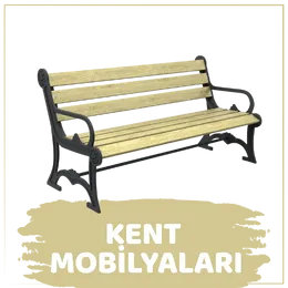 Çocuk parkı çevresi için kent mobilyaları