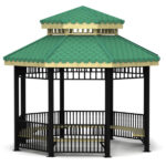 Ahşap Çatılı Metal Kamelya 2