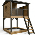 Ahşap Çocuk Oyun Evi 17