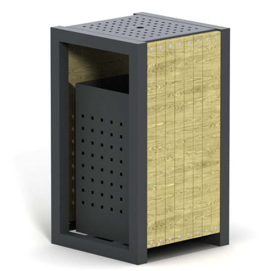 Dış Mekan Çöp Kutusu CK 10 Dış Mekan Çöp Kutusu CK 10 - Görsel 1