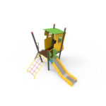 Bahçe Tipi Tırmanmalı Mini Çocuk Parkı