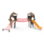 İkili Kule Modern Çocuk Parkı