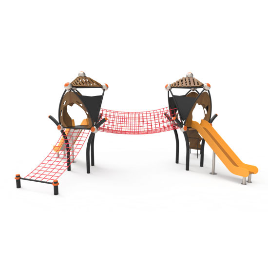 İkili Kule Modern Çocuk Parkı İkili Kule Modern Çocuk Parkı - Görsel 1