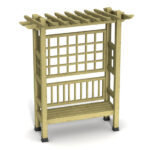 Ahşap İki Kişilik Pergole