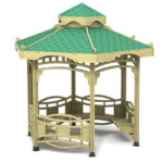 Ahşap Altıgen Kamelya 2