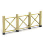 Ahşap Bahçe Çiti 3