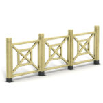 Ahşap Bahçe Çiti 4