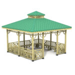 Ahşap 4 x 4 Kare Kamelya