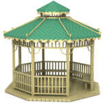 Ahşap Sekizgen Kendinden Platformlu Kamelya