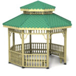 Ahşap 4x4 Sekizgen Kamelya