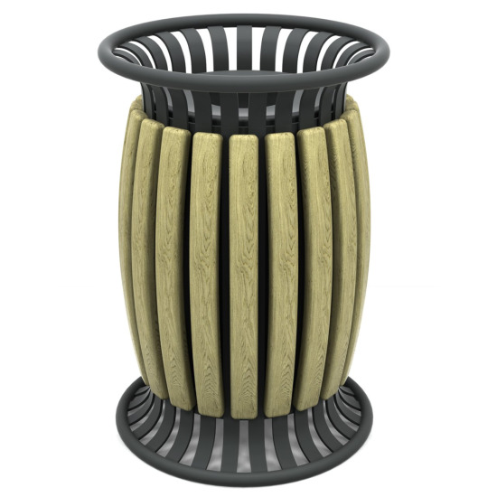 Dış Mekan Çöp Kutusu CK 03 Dış Mekan Çöp Kutusu CK 03 - Görsel 1