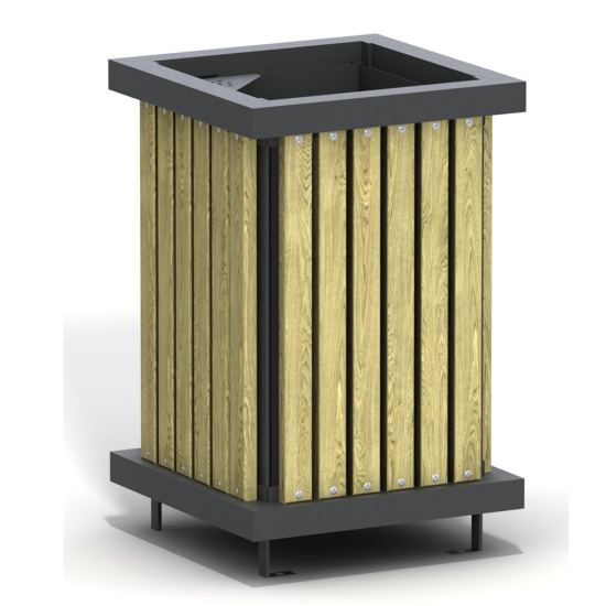 Dış Mekan Çöp Kutusu CK 07 Dış Mekan Çöp Kutusu CK 07 - Görsel 1