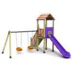 Klasik Ahşap Çocuk Parkı-2
