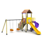 Klasik Ahşap Çocuk Parkı-3
